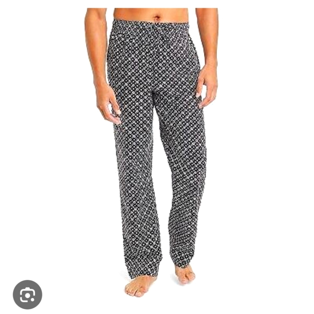 MEN'S BIG & TALL GEOMETRIC PRINT PAJAMA PANTS. GOODFELLOW & CO.